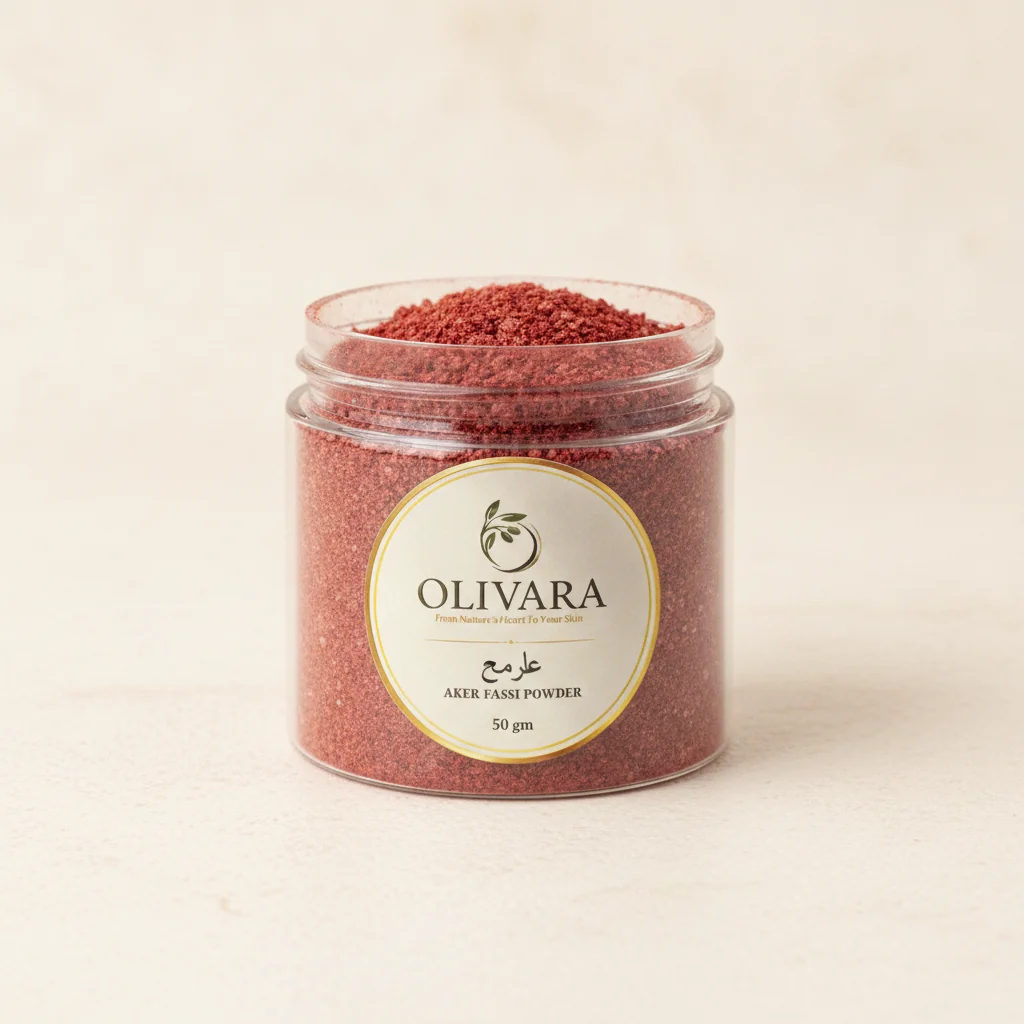 Aker Fassi Powder (Natural Tint) — Hero Shot | Olivara