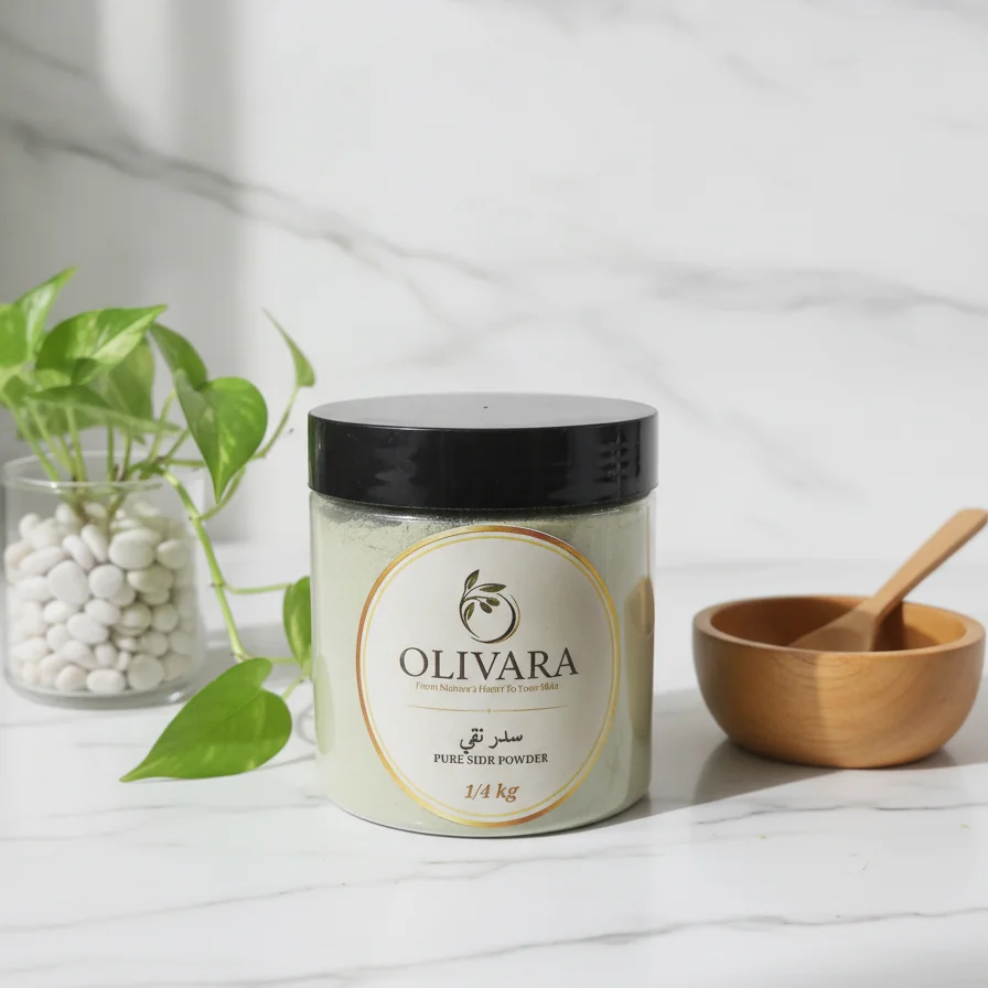 Moroccan Sidr — Bathroom Shelf Styling | Olivara